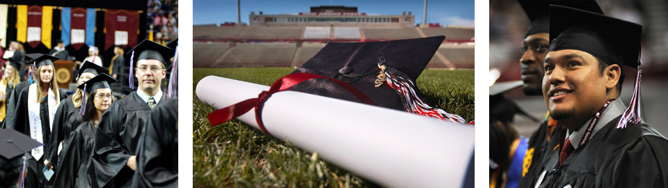 collage of graduation images